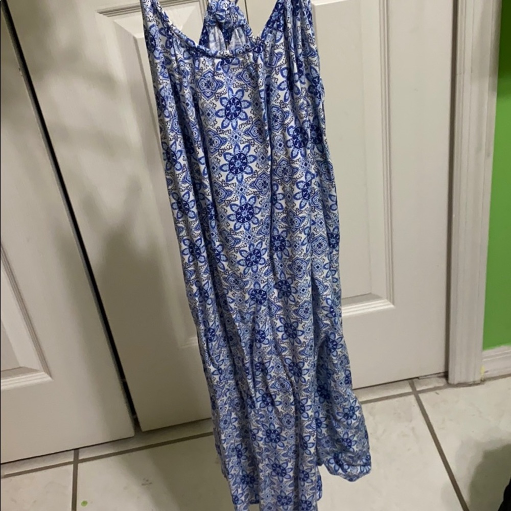 Flower printed dress